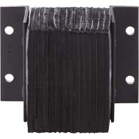 Laminated Dock Bumpers, Horizontal, Rubber, 12" W x 4" D x 10" H Helyx Safety & Industrial Supplies