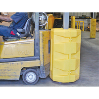 Protecteurs de colonne, Ouverture int&eacute;rieure 6-1/4" x 6-1/4", 23-1/2" lo x 23-1/2" la x 39-1/2" h, Jaune Helyx Safety & Industrial Supplies