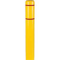 Polyethylene Bollard Covers, 6-5/8" Dia. x 52" L, Yellow Helyx Safety & Industrial Supplies