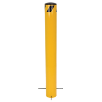 Bornes &agrave; couler, Acier, 36-1/2" h x 5-9/16" la, Jaune Helyx Safety & Industrial Supplies