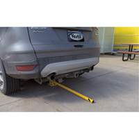 Butoirs repliables, Acier, 42" h x 1-3/4" la, Jaune Helyx Safety & Industrial Supplies