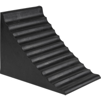 Wheel Chock, 9-7/8" x 7-1/8" x 7-1/2", Black Helyx Safety & Industrial Supplies