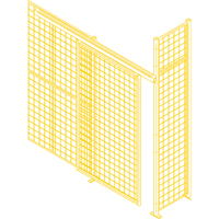 Composantes pour partitions & cloisons grillag&eacute;es - Quincaillerie Helyx Safety & Industrial Supplies