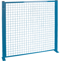 Perimeter Guards - Mesh Style, 4' H x 4' W, Blue Helyx Safety & Industrial Supplies