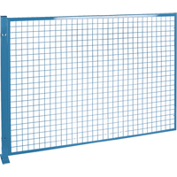 Perimeter Guards - Mesh Style, 4' H x 8' W, Blue Helyx Safety & Industrial Supplies
