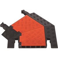 Protecteur de c&acirc;ble pour usage g&eacute;n&eacute;ral &agrave; 5 canaux Guard Dog, virage &agrave; gauche Helyx Safety & Industrial Supplies