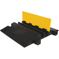 Protecteur de c&acirc;ble &agrave; traverse extr&ecirc;me Yellow Jacket, 2 canaux, 35,75" lo x 42,125" la x 5,125" h Helyx Safety & Industrial Supplies