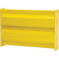 Barri&egrave;re de s&eacute;curit&eacute; de qualit&eacute; industrielle, Acier, 19" lo x 12" h, Jaune s&eacute;curit&eacute; OSHA Helyx Safety & Industrial Supplies