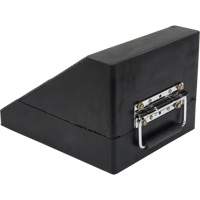 Wheel Chock, 10-5/8" x 8-5/8" x 7", Black Helyx Safety & Industrial Supplies