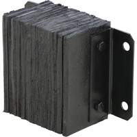 Butoir de quai lamell&eacute;, Horizontal, Caoutchouc, 12" la x 6" p x 10" h Helyx Safety & Industrial Supplies