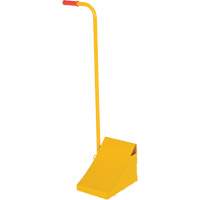 Ergo Handle Wheel Chock, Steel, Yellow, 8" W x 10-3/4" D x 9-1/8" H Helyx Safety & Industrial Supplies