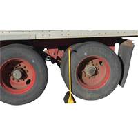 Ergo Handle Wheel Chock, 9-1/4" x 8" x 6", Black Helyx Safety & Industrial Supplies