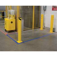 Butoir de s&eacute;curit&eacute;, Acier, 42" h x 5-1/2" la, Jaune Helyx Safety & Industrial Supplies