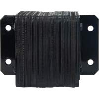 Butoirs de quai lamell&eacute;s, Horizontal, Caoutchouc, 12" la x 4" p x 10" h Helyx Safety & Industrial Supplies