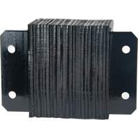 Laminated Dock Bumpers, Horizontal, Rubber, 12" W x 6" D x 10" H Helyx Safety & Industrial Supplies