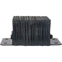 Laminated Dock Bumpers, Horizontal, Rubber, 12" W x 6" D x 10" H Helyx Safety & Industrial Supplies