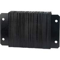 Laminated Dock Bumpers, Horizontal, Rubber, 18" W x 4" D x 12" H Helyx Safety & Industrial Supplies