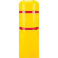 Polyethylene Bollard Cover, 6-5/8" Dia. x 60" L, Red/Yellow Helyx Safety & Industrial Supplies