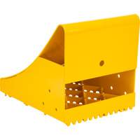 Ice Chocks, Steel, Yellow, 8-1/16" W x 10-5/8" D x 8-13/16" H Helyx Safety & Industrial Supplies