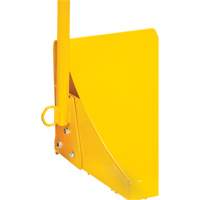 Ice Chock with Ergonomic Handle, Steel, Yellow, 8-1/16" W x 10-5/8" D x 8-13/16" H Helyx Safety & Industrial Supplies