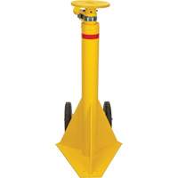 100,000 lbs. Static Capacity Ratchet Trailer Jack, 20 tons Lift Capacity Helyx Safety & Industrial Supplies