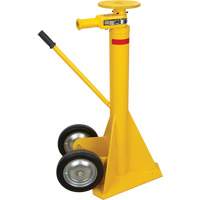 100,000 lbs. Static Capacity Ratchet Trailer Jack, 20 tons Lift Capacity Helyx Safety & Industrial Supplies