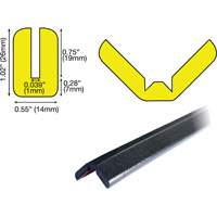 Butoir de protection de rebords mod&egrave;le W 1M, Longueur 3,25' (0,99 m) Helyx Safety & Industrial Supplies