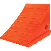 Cale-roue polyvalente de 35 tonnes, Ur&eacute;thane, Orange Helyx Safety & Industrial Supplies