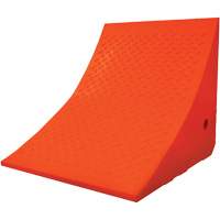 Cale-roue pour &eacute;quipement lourd de 70 tonnes, Ur&eacute;thane, Orange Helyx Safety & Industrial Supplies