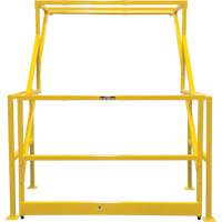 Barri&egrave;re de s&eacute;curit&eacute; pour mezzanine, 70" lo x 77" ha, 78" &eacute;lev&eacute;e, Jaune Helyx Safety & Industrial Supplies