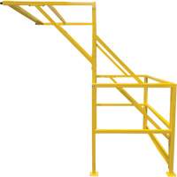 Barri&egrave;re de s&eacute;curit&eacute; pour mezzanine, 70" lo x 77" ha, 78" &eacute;lev&eacute;e, Jaune Helyx Safety & Industrial Supplies