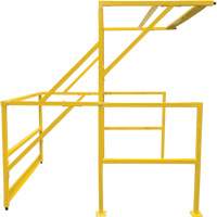 Barri&egrave;re de s&eacute;curit&eacute; pour mezzanine, 70" lo x 77" ha, 78" &eacute;lev&eacute;e, Jaune Helyx Safety & Industrial Supplies
