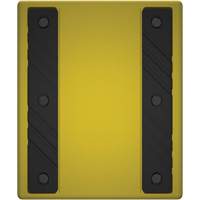Cale de roue ultra-robuste pour l'exploitation mini&egrave;re Checkers Safety sans support, PEHD, Jaune, 14-1/2" la x 17-1/2" p x 16" h Helyx Safety & Industrial Supplies