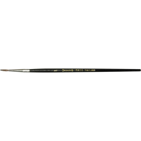 Pinceau pointu &agrave; soies noires pour artiste, Largeur de la brosse de 1,9 mm, Soie de chameau, Manche &agrave; Bois Helyx Safety & Industrial Supplies