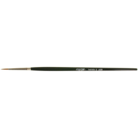 Artist Paint Brush, 3/32" Brush Width, Red Sable, Wood Handle Helyx Safety & Industrial Supplies