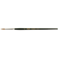 Artist Paint Brush, 1/8" Brush Width, Red Sable, Wood Handle Helyx Safety & Industrial Supplies