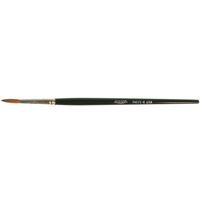 Artist Paint Brush, 5/32" Brush Width, Red Sable, Wood Handle Helyx Safety & Industrial Supplies