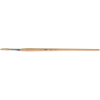 Pure White Bristle Round Marking Paint Brush, 1/4" Brush Width, White China, Wood Handle Helyx Safety & Industrial Supplies