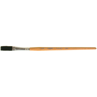 One Stroke Paint Brush, 3/8" Brush Width, Ox Hair, Wood Handle Helyx Safety & Industrial Supplies