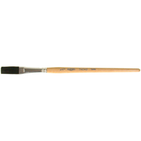 One Stroke Paint Brush, 1/2" Brush Width, Ox Hair, Wood Handle Helyx Safety & Industrial Supplies