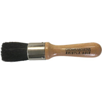 Brosse pour pochoirs, Soies naturelles, Manche Bois, Largeur de 1" Helyx Safety & Industrial Supplies