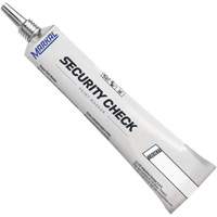 Security Check Paint Marker, 1.7 oz., Tube, White Helyx Safety & Industrial Supplies