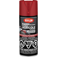 Peinture en a&eacute;rosol pour la ferme et l'&eacute;quipement, Rouge International Harvester, Tr&egrave;s brillant, 340 g, Canette a&eacute;rosol Helyx Safety & Industrial Supplies