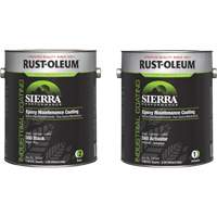 Trousse de rev&ecirc;tement dentretien &eacute;poxydique &agrave; base deau Sierra S60, Gallon, Noir Helyx Safety & Industrial Supplies