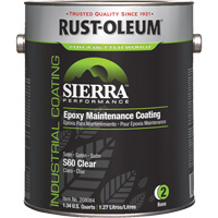 Rev&ecirc;tement dentretien &eacute;poxydique &agrave; base deau Sierra S60 Partie 2 Couche de fond, Gallon, Transparent Helyx Safety & Industrial Supplies