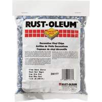 Pastilles de vinyle d&eacute;coratives Concrete Saver, 0,5 kg, Sac, M&eacute;lange noir/blanc/bleu Helyx Safety & Industrial Supplies