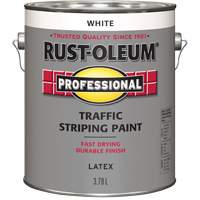 Traffic Striping Paint, White, 3.78 L, Jug Helyx Safety & Industrial Supplies