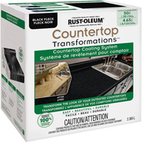 Syst&egrave;me de rev&ecirc;tement mouchet&eacute; pour comptoir Countertop Transformations, 2,37 L, Trousse, Tache noire Helyx Safety & Industrial Supplies