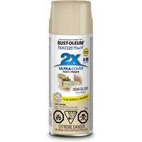 Peinture &agrave; pouvoir couvrant &eacute;lev&eacute; Painter's Touch, Blanc bisque d'ivoire, Semi-brillant, Canette a&eacute;rosol Helyx Safety & Industrial Supplies