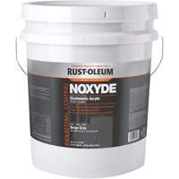 Rev&ecirc;tement acrylique &eacute;lastom&egrave;re Noxyde, 5 gal., Seau, Gris Helyx Safety & Industrial Supplies